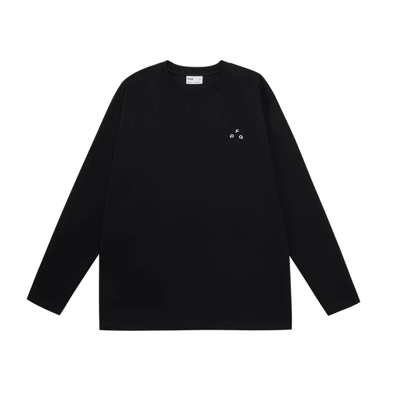 FPA Men's Heavyweight Long Sleeve Crew Neck T-Shirt - Breathable Cotton Activewear