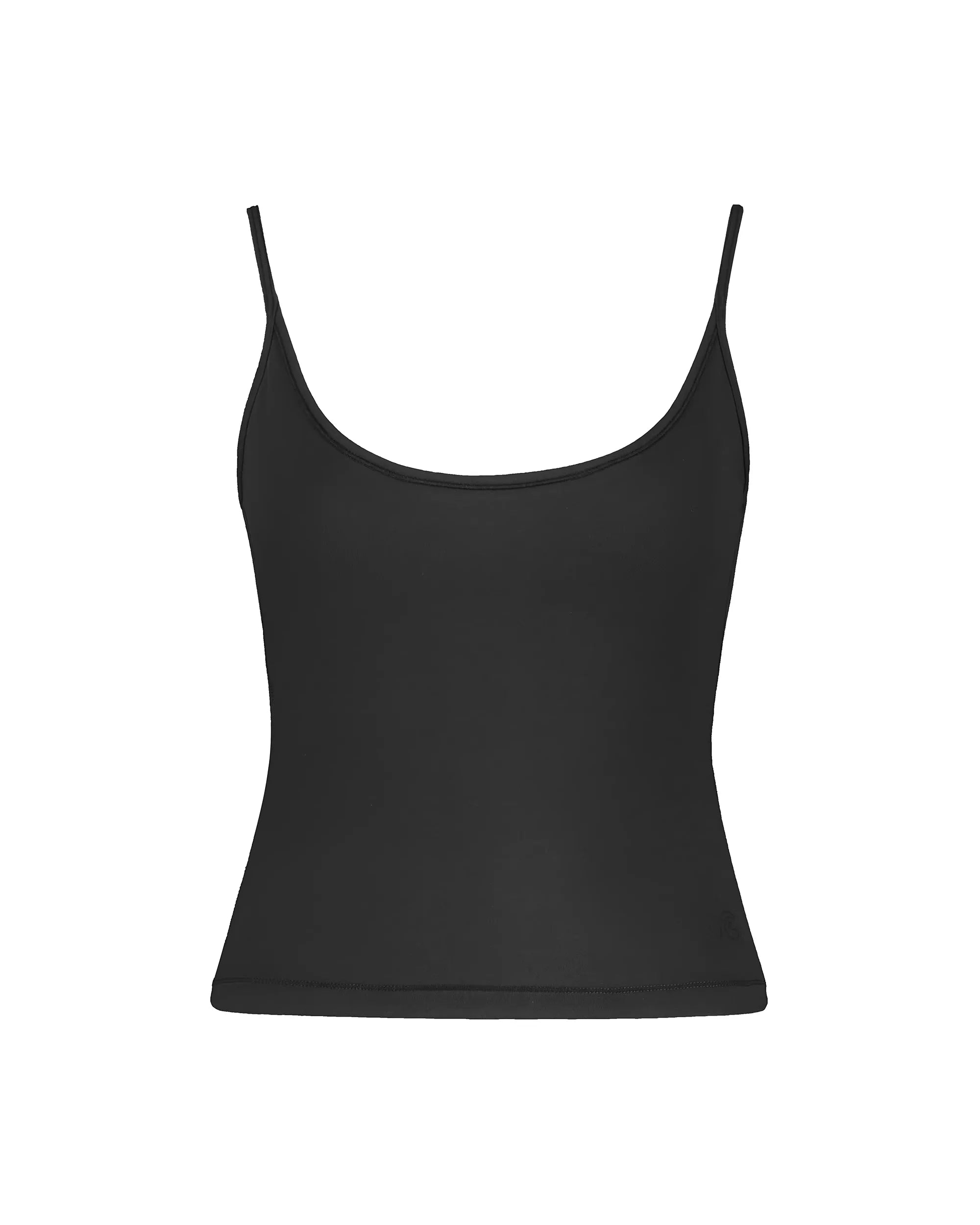 Fax Copy Express Deep U-Back Spaghetti Strap Camisole Top