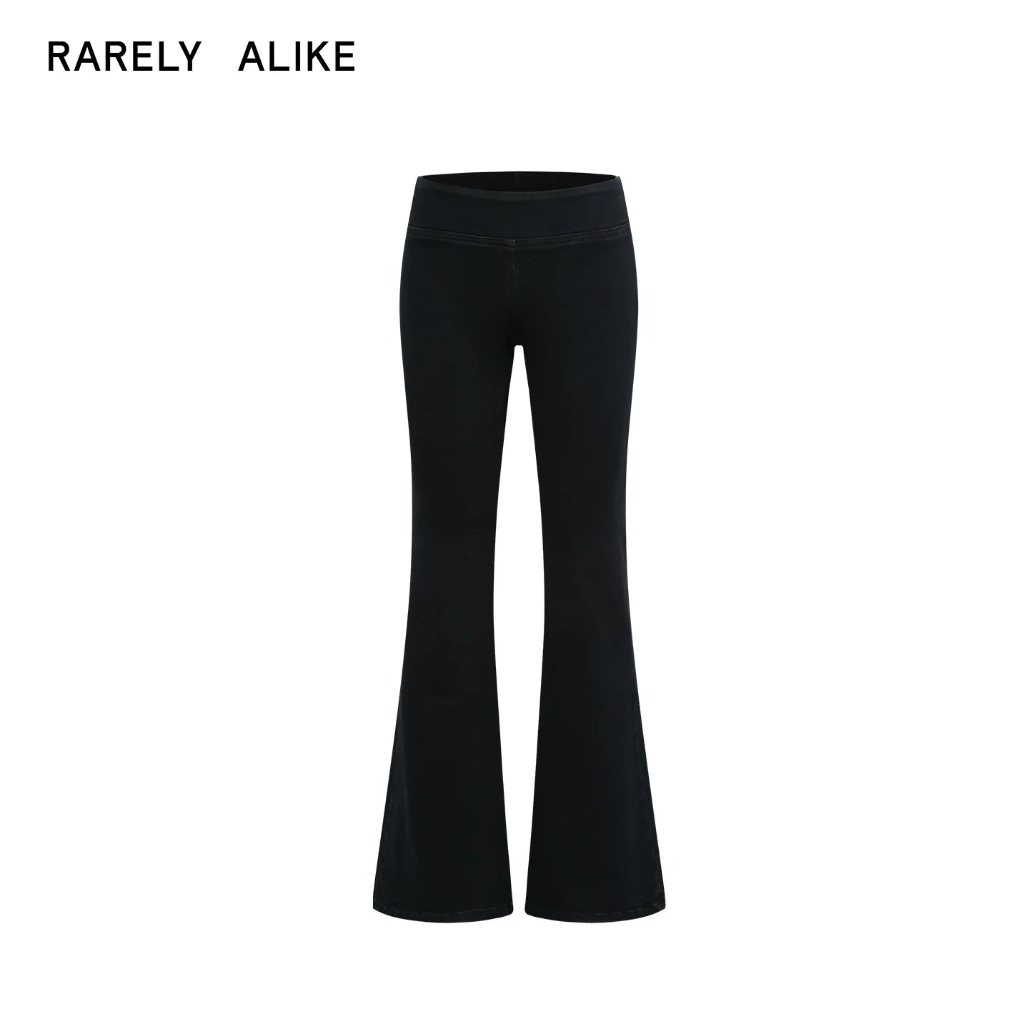 RARELY ALIKE High Waist Black Flared Jeans