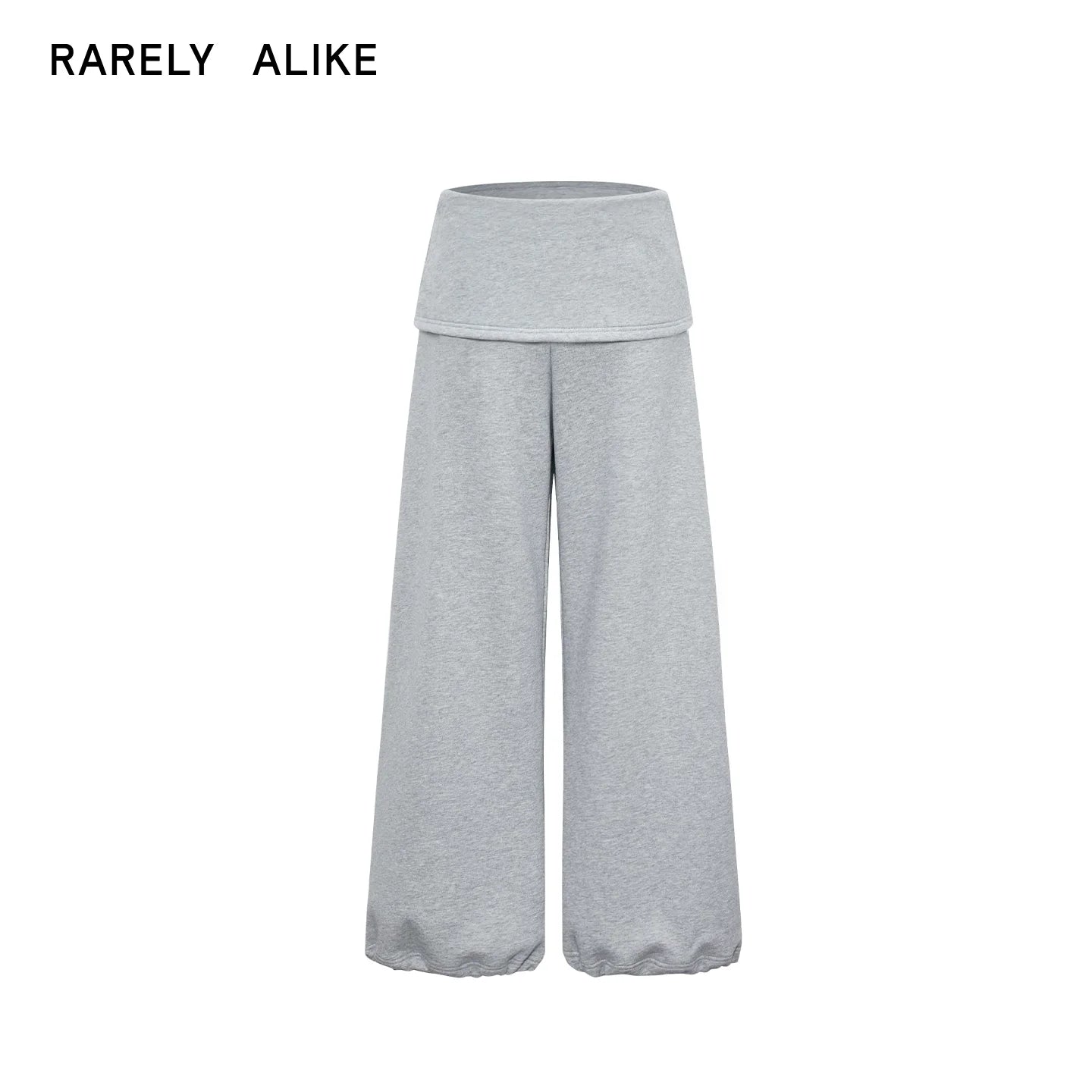RARELY ALIKE Convertible Sweatpants to Wide-Leg Skirt Pants - Black, Gray, Light Pink