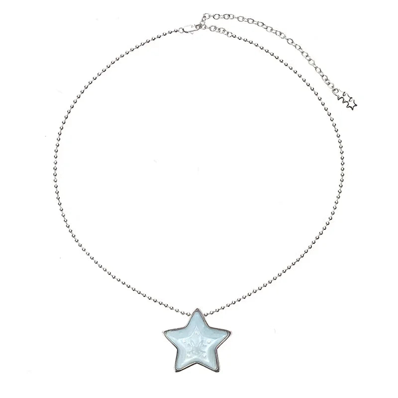 CFIERCE Colorful Star Pendant Necklace