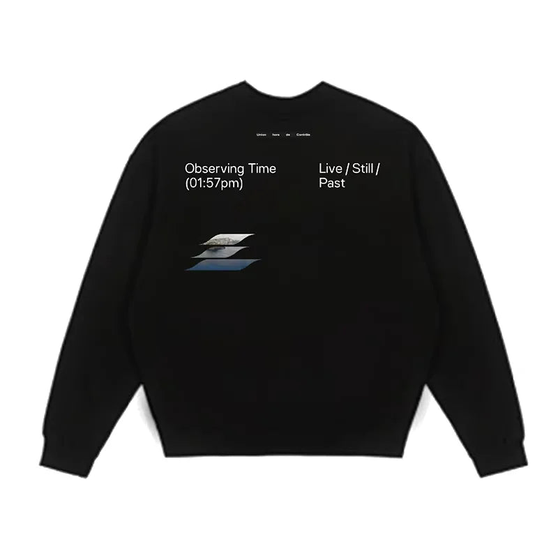 LOSTCTRL Unisex Graphic Print Crewneck Sweatshirt