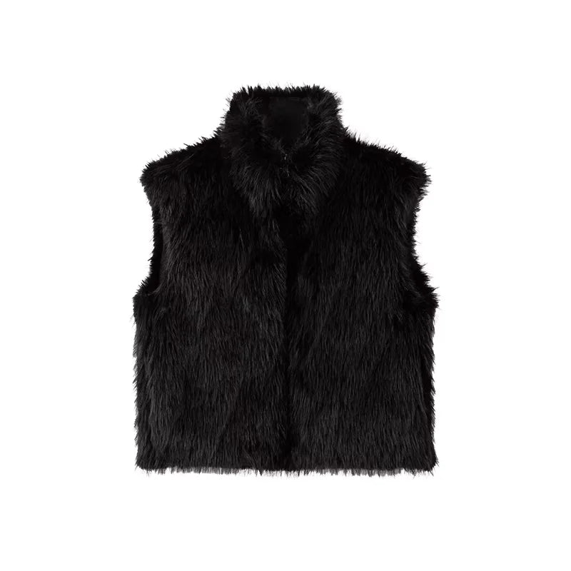 ACSENSE STUDIO Reversible Faux Fur Vest