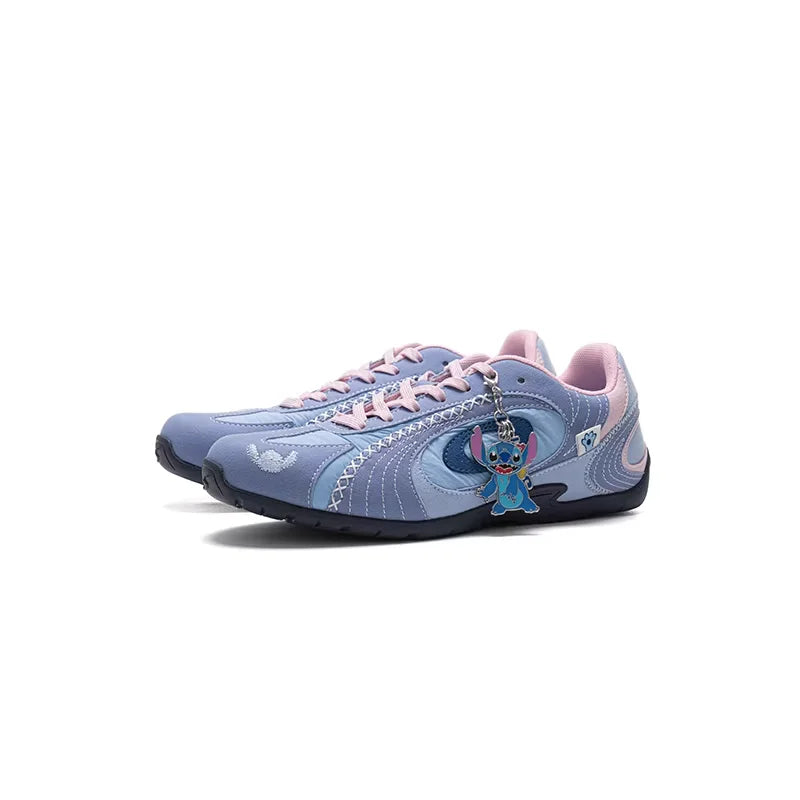 OLDORDER Stitch-Themed Pastel Trainer Shoes