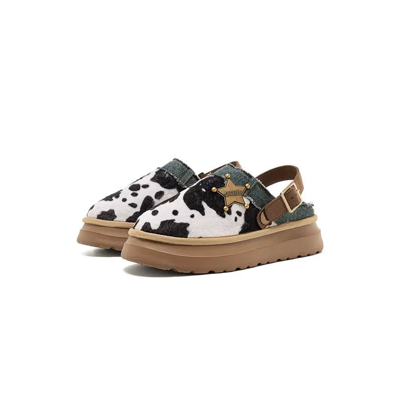 OLDORDER Women's Height-Increasing Winter Snow Boots with Thick Soles and Anti-Slip Design