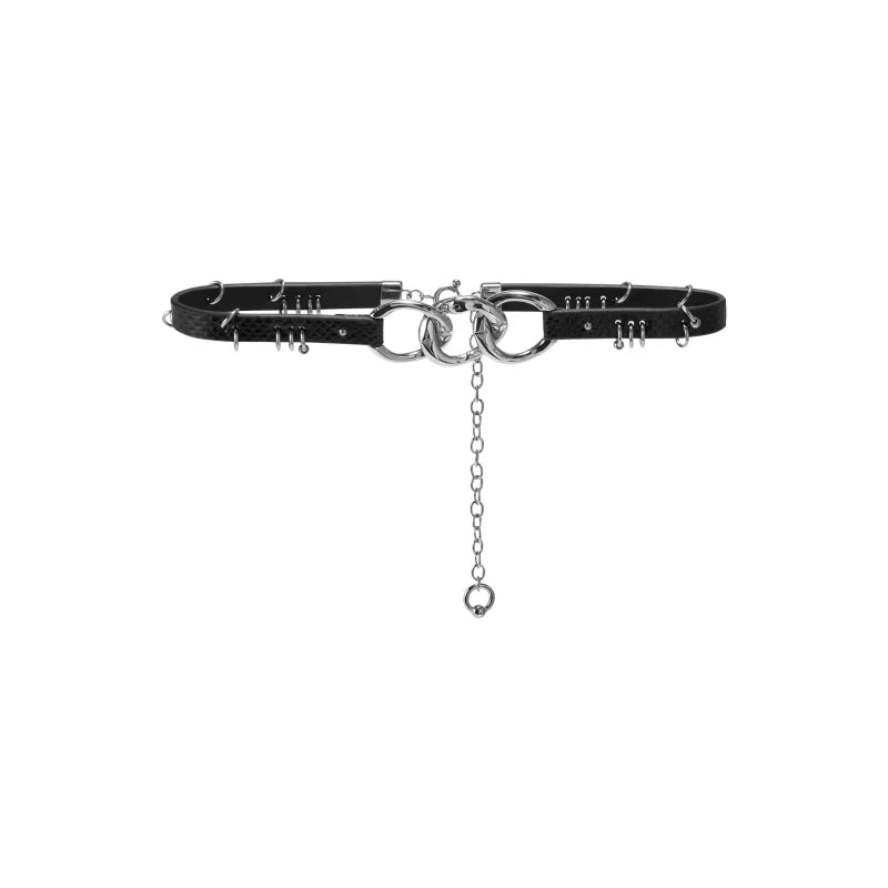 BLACKHEAD Triple Snake Ring Choker