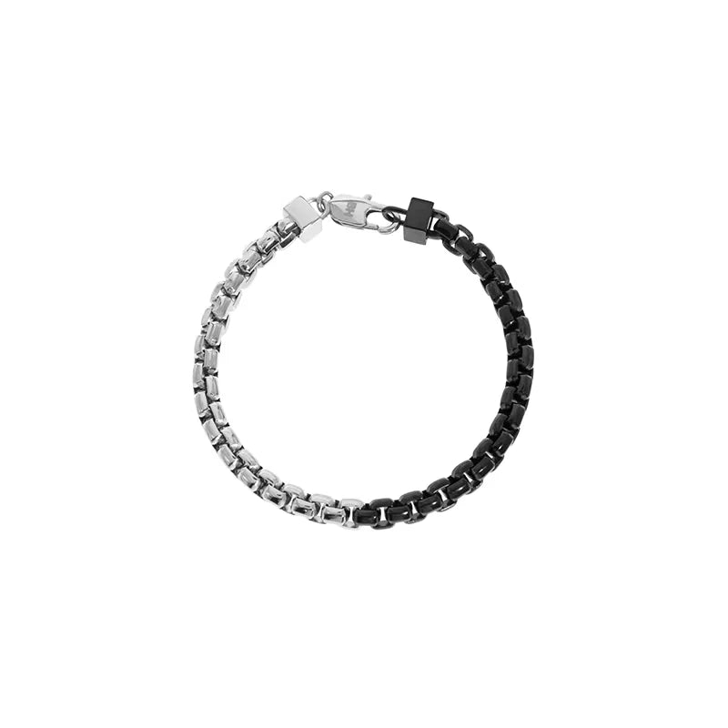 BLACKHEAD Dual-Tone Stainless Steel Box Chain Bracelet