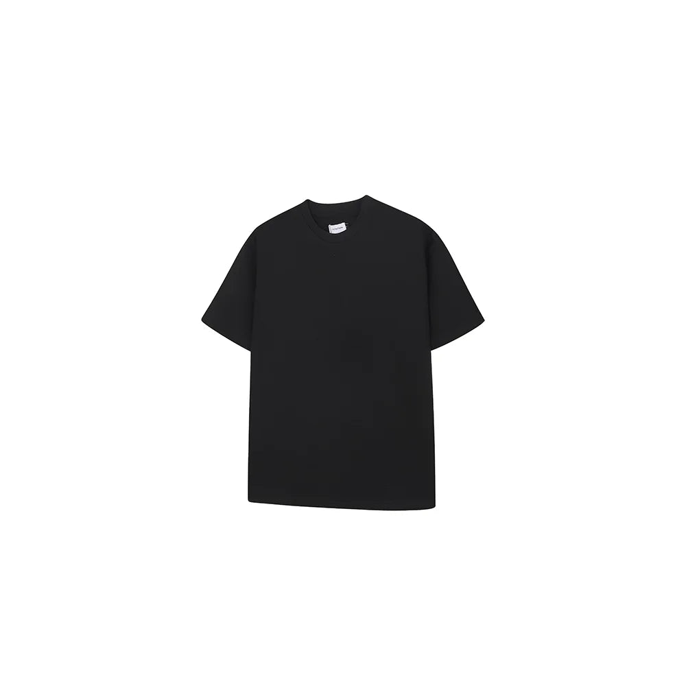 AFterTaste Black Supima Cotton Crew Neck T-Shirt