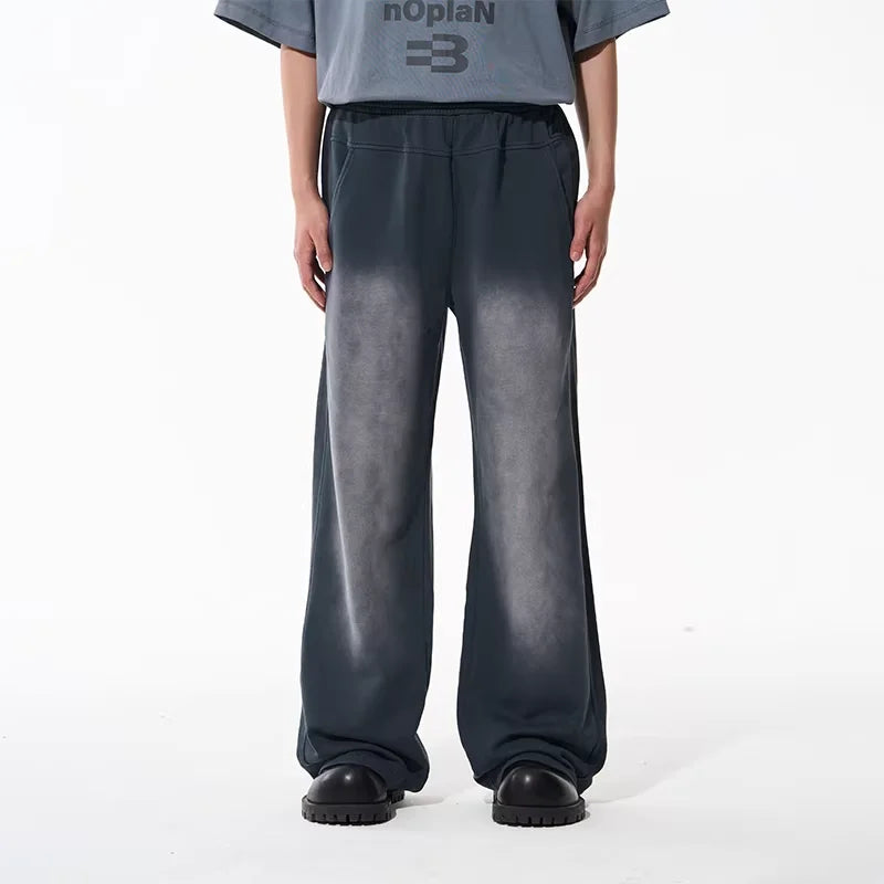 BLINDNOPLAN Vintage Washed Gradient Cotton Sweatpants