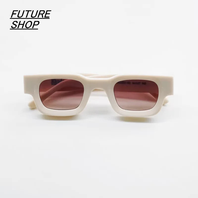 FUTURE UPDATE Retro Jelly Color Thick Frame Myopia Sunglasses