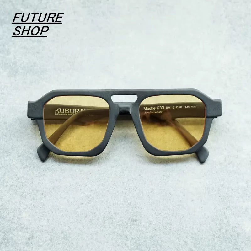 FUTURE UPDATE Futuristic Double-Bridge Unisex Sunglasses