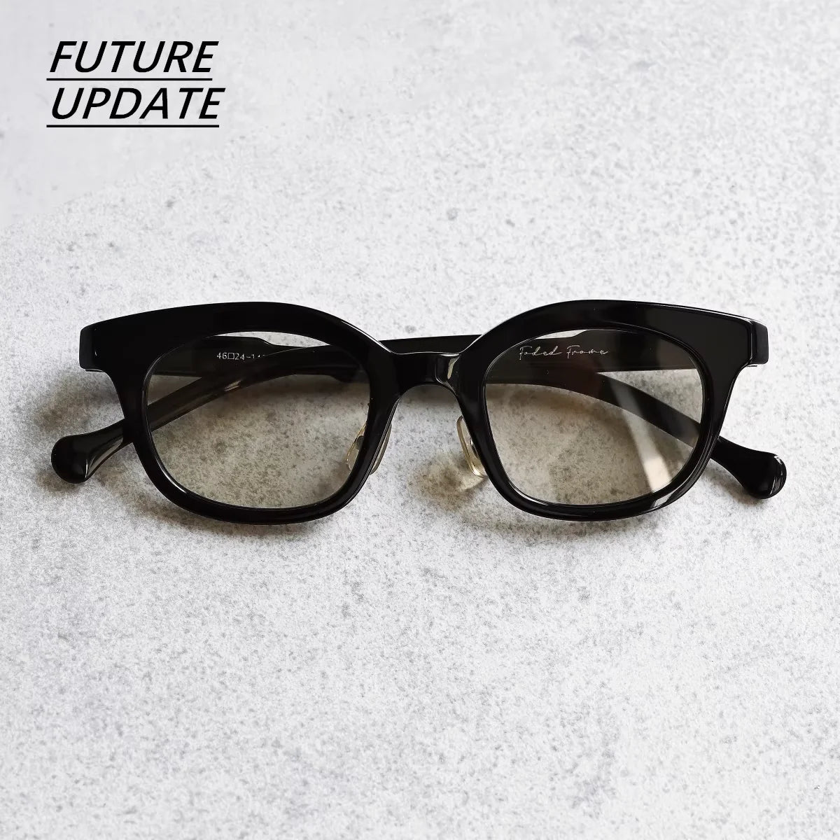 FUTURE UPDATE Retro Japanese Style Geometric Optical Glasses Frame