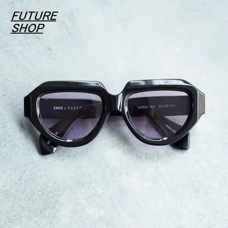 FUTURE UPDATE Unisex Futuristic Geometric Sunglasses with Bold Frames