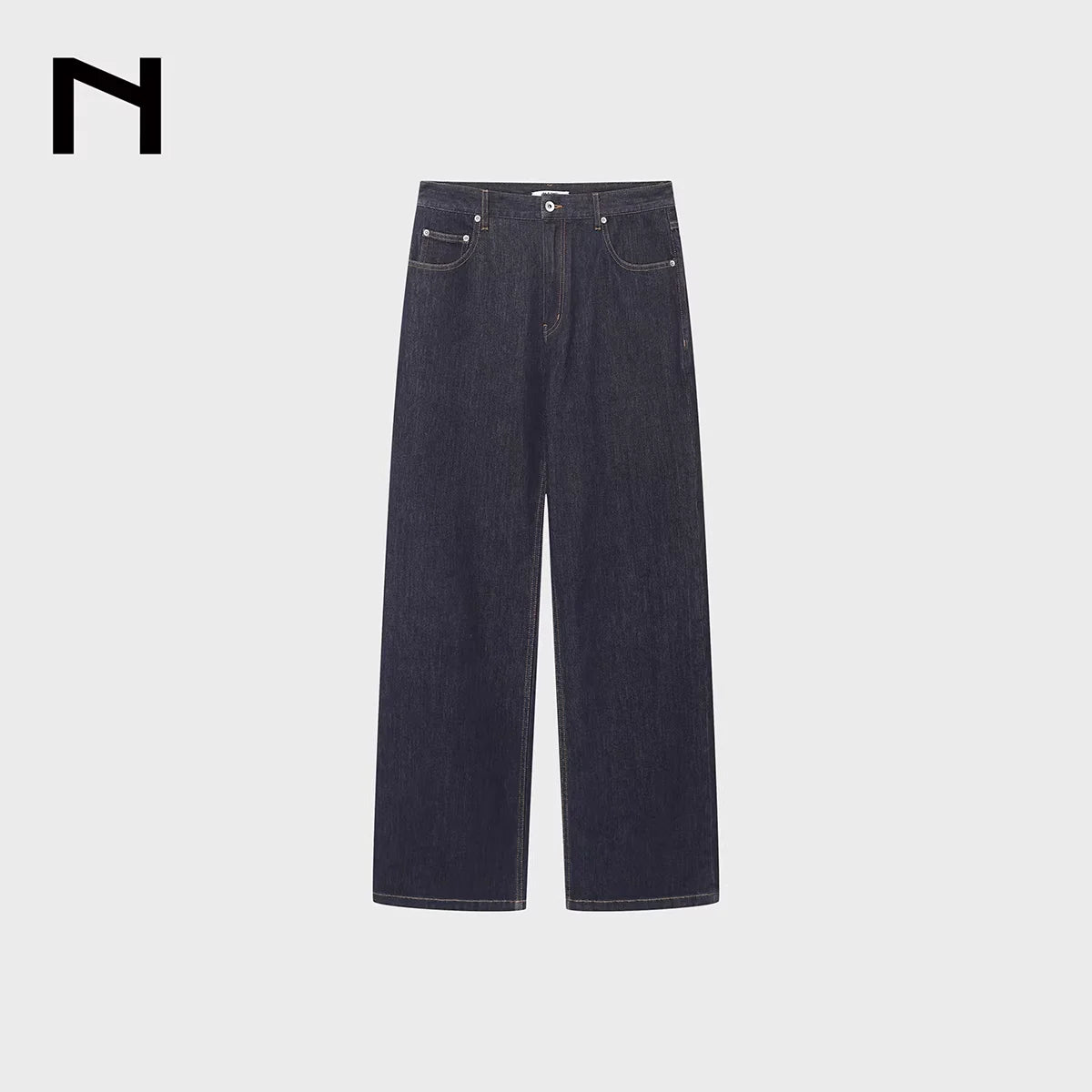 NANS Menswear 15oz Heavyweight Cotton Blend Flared Denim Jeans