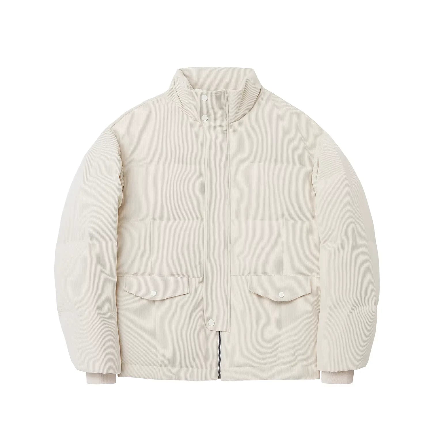 NANS Menswear Men's Vintage Corduroy Quilted Puffer Jacket