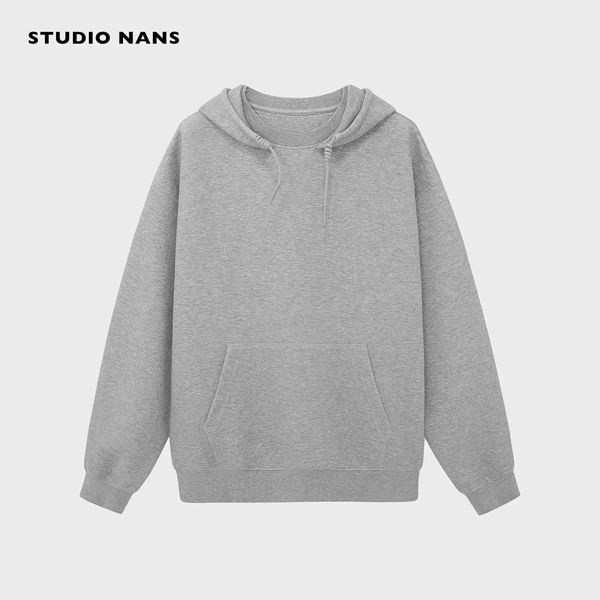 NANS Menswear Heavyweight Cotton Blend Hoodie and Straight-Leg Sweatpants Set