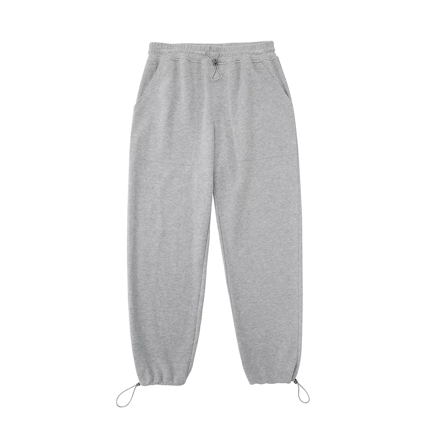 NANS Men's Striped Plush Drawstring Track Pants