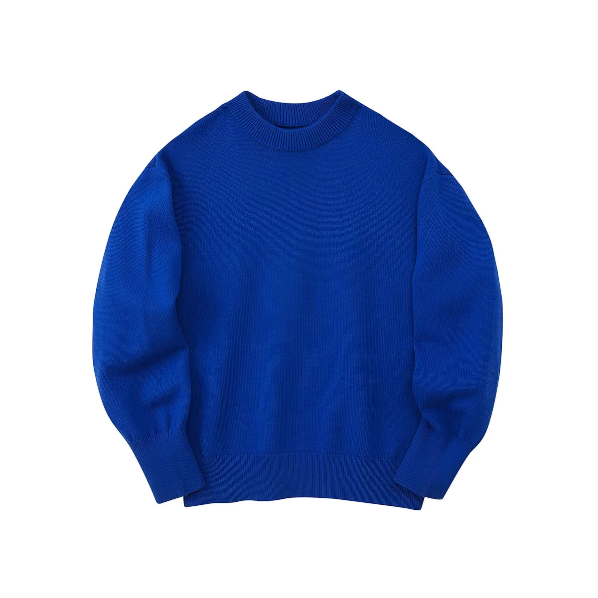 NANS Menswear Vintage Oversized Wool-Blend Crewneck Sweater