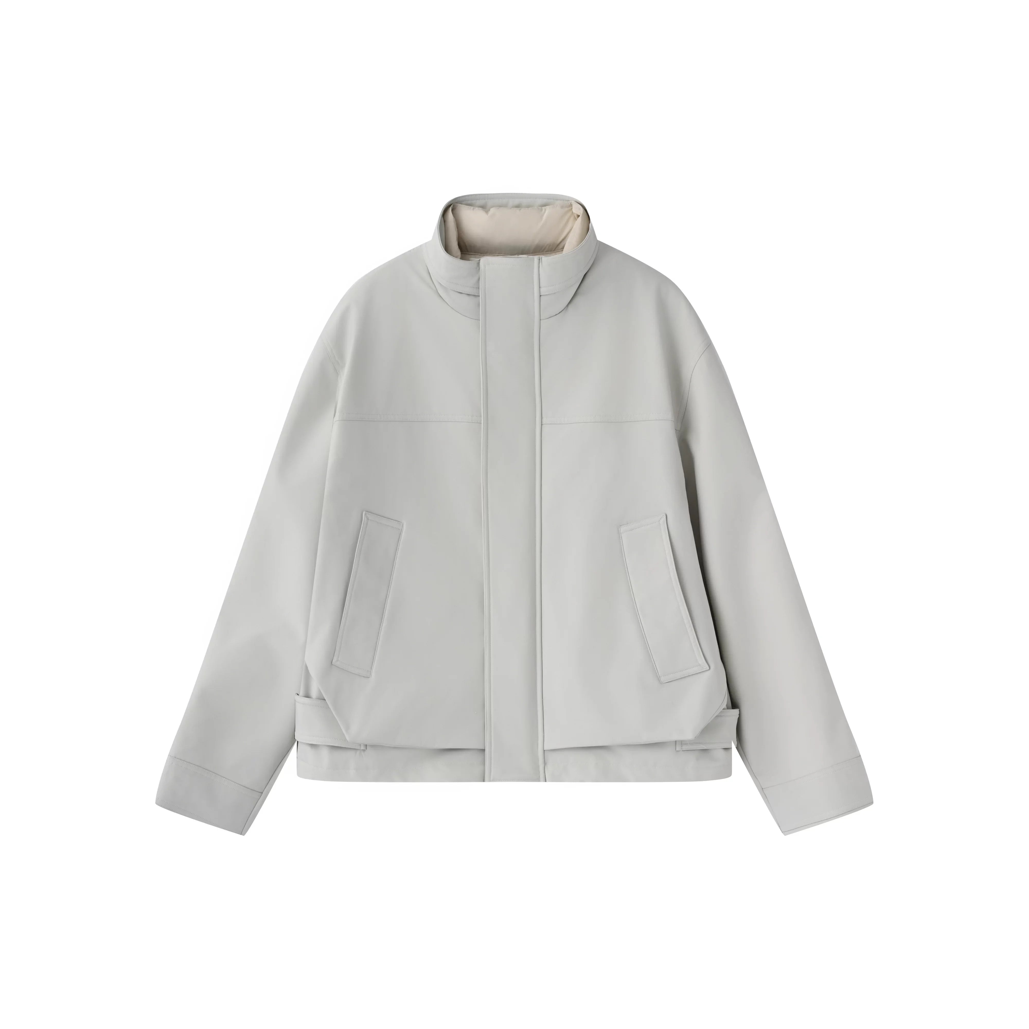 Roolrren homme Detachable Windproof Down Vest with 90% White Goose Down