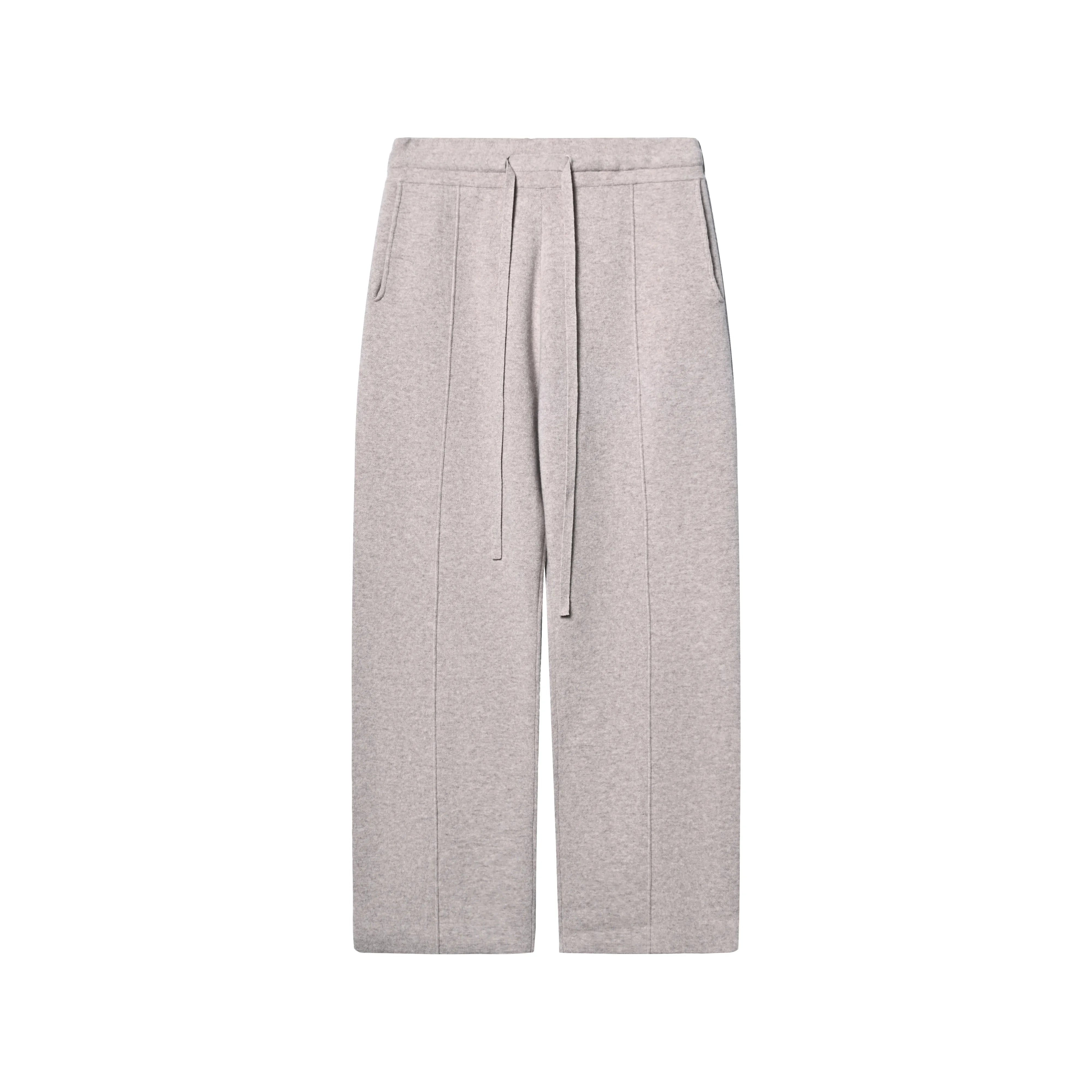 Roolrren homme Men's Relaxed Fit Cashmere Wool Drawstring Pants