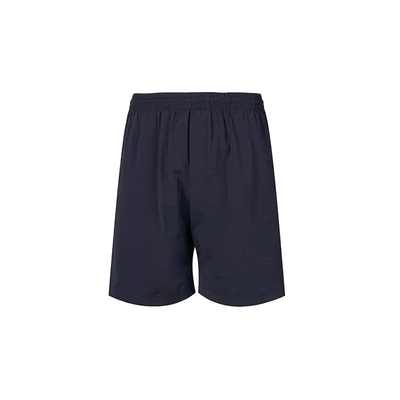 ROYA Men's Lightweight Crinkled Nylon Shorts with Elastic Waist