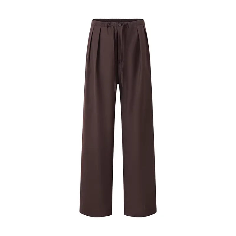 ROYA Men's Merino Wool Blend Drawstring Trousers