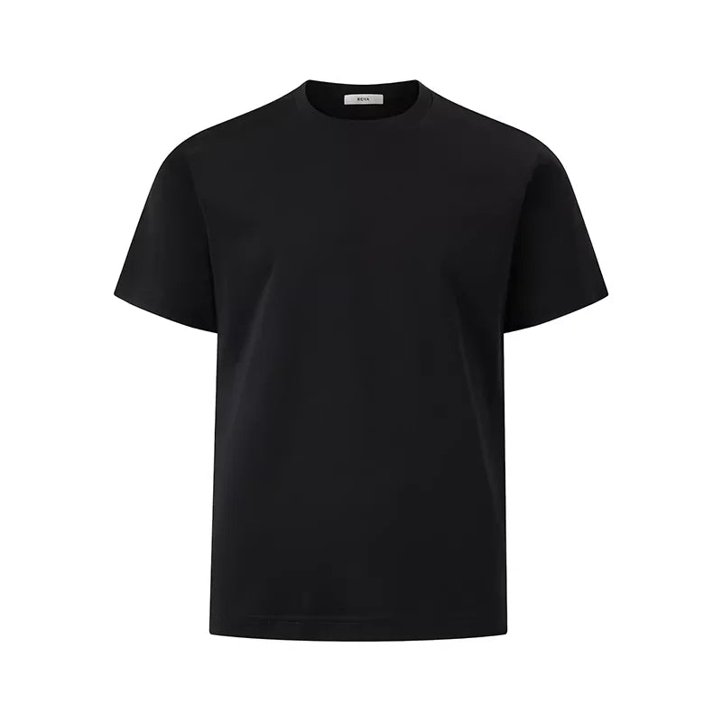 ROYA Men's Liquid Ammonia Cotton Crew Neck T-Shirt