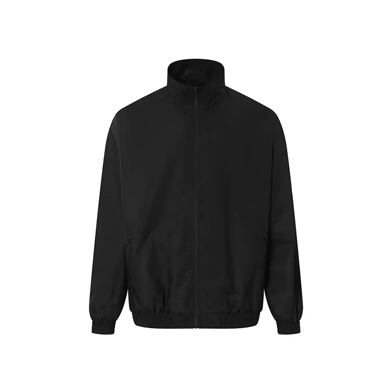 ROYA Men's Stand Collar Batwing Sleeve Commuter Jacket