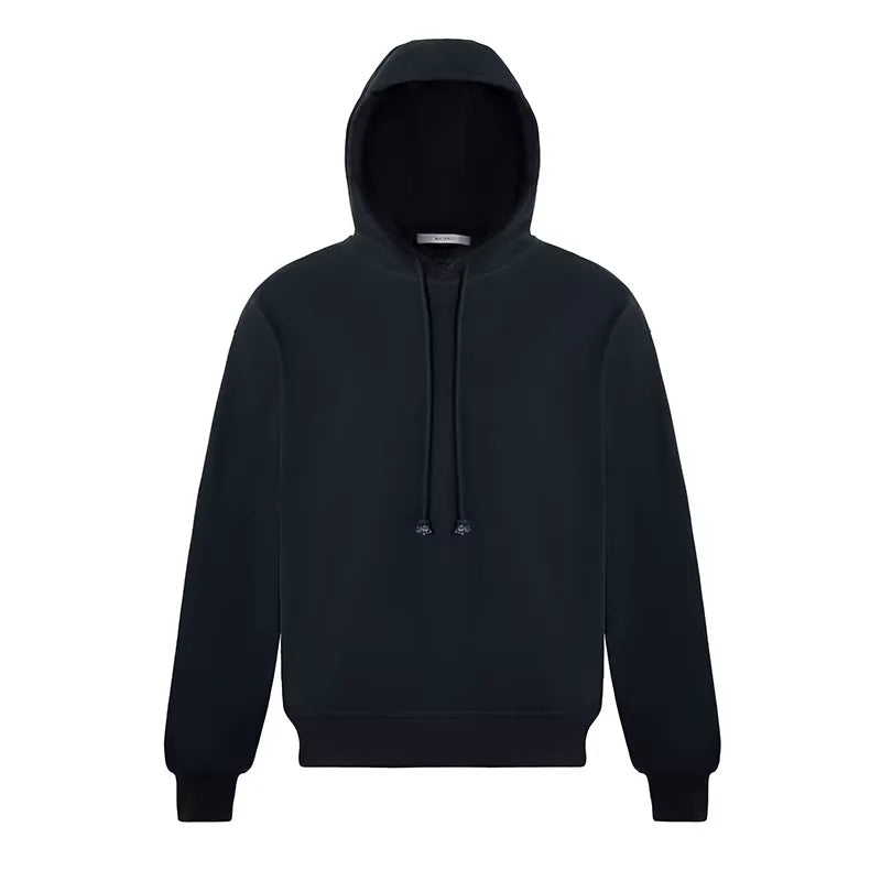 ROYA Men's Oversized Cotton Fleece Hoodie and Wide-Leg Lounge Pants Set