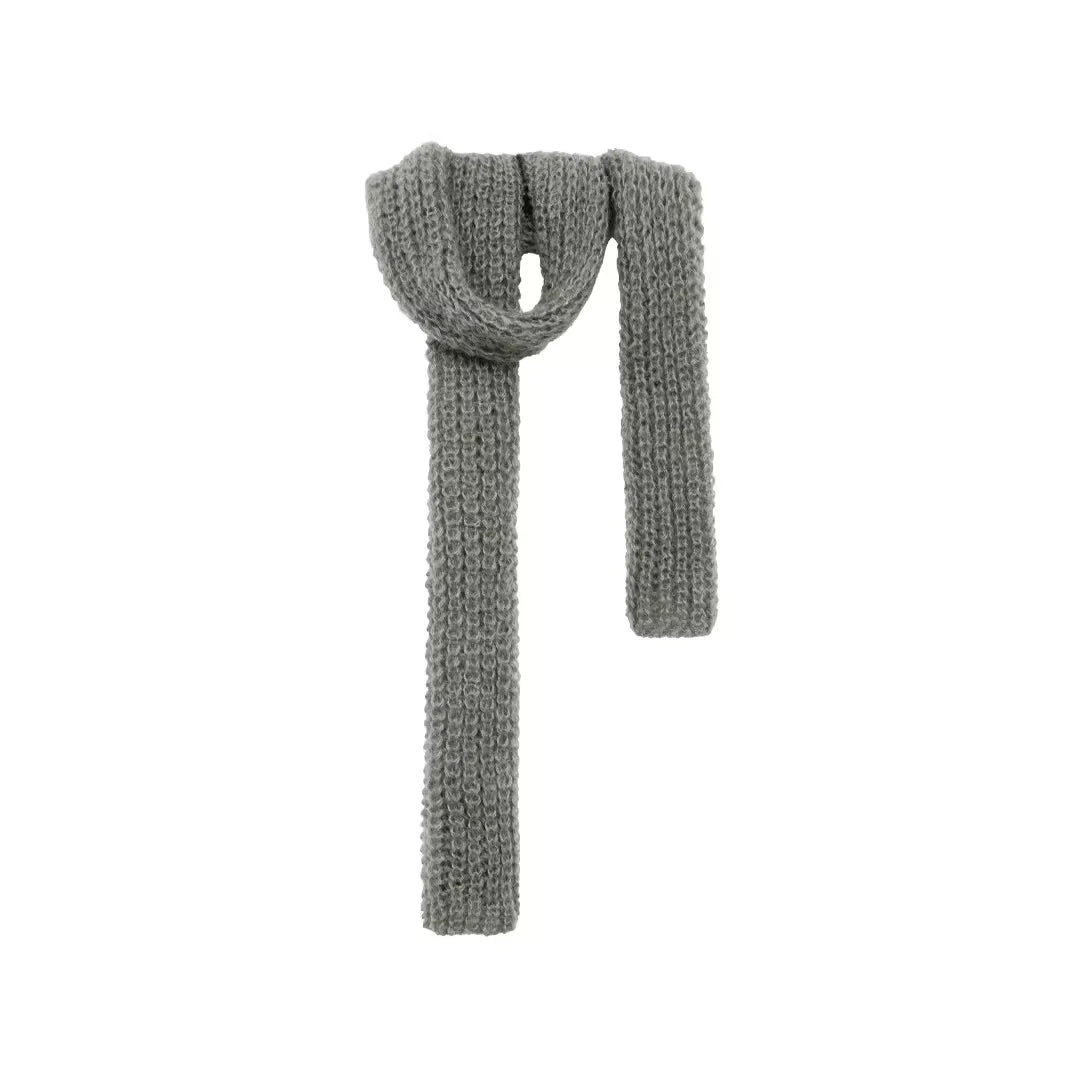 Simple Project Unisex Wool Blend Short Knit Scarf