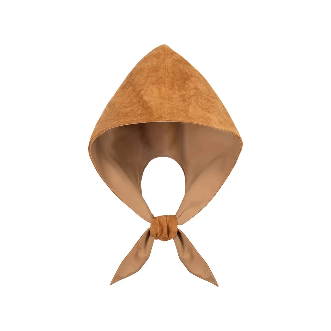 Simple Project Eco-Friendly Faux Suede Hooded Scarf