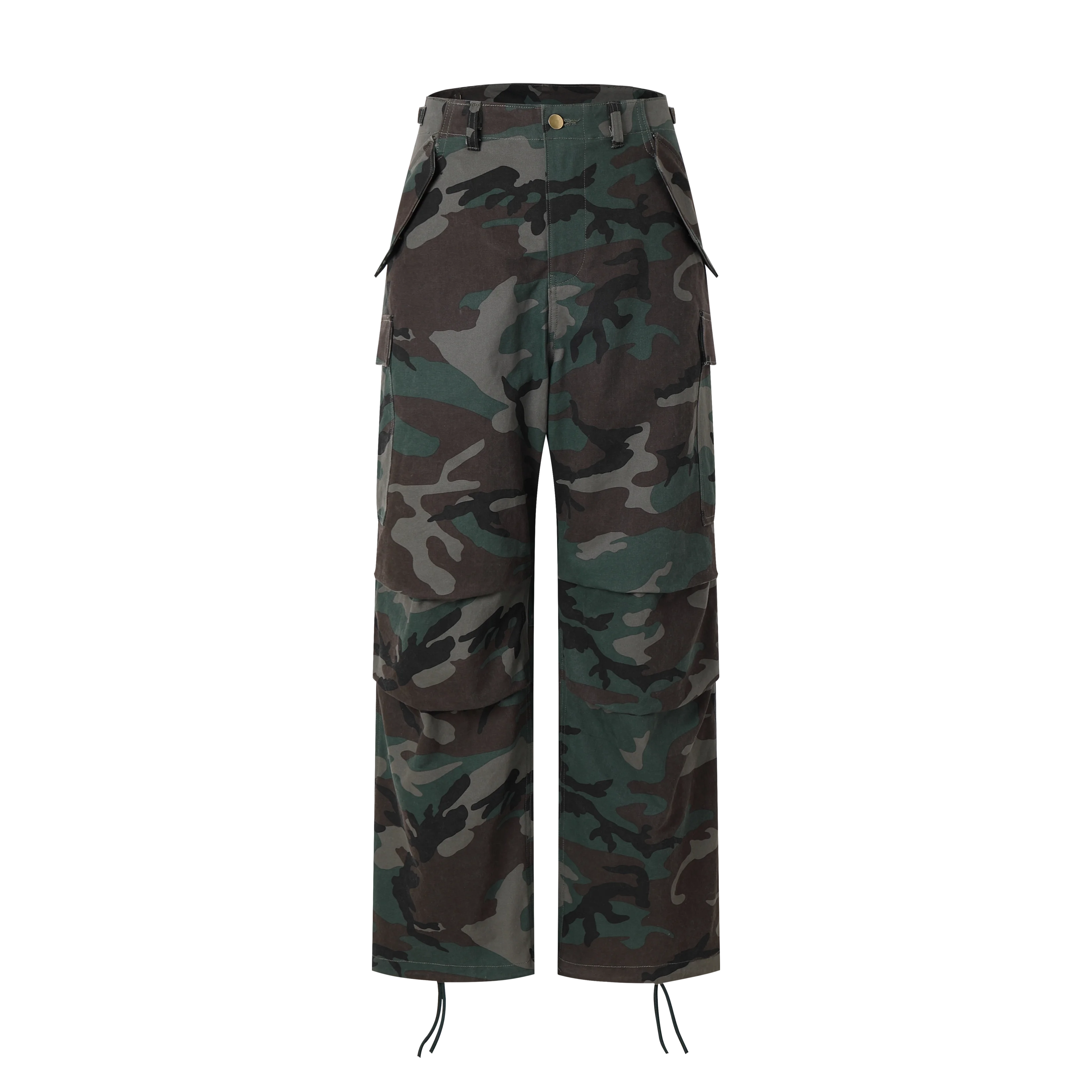SWFI Loose Fit Camouflage Cargo Pants with Side Pockets