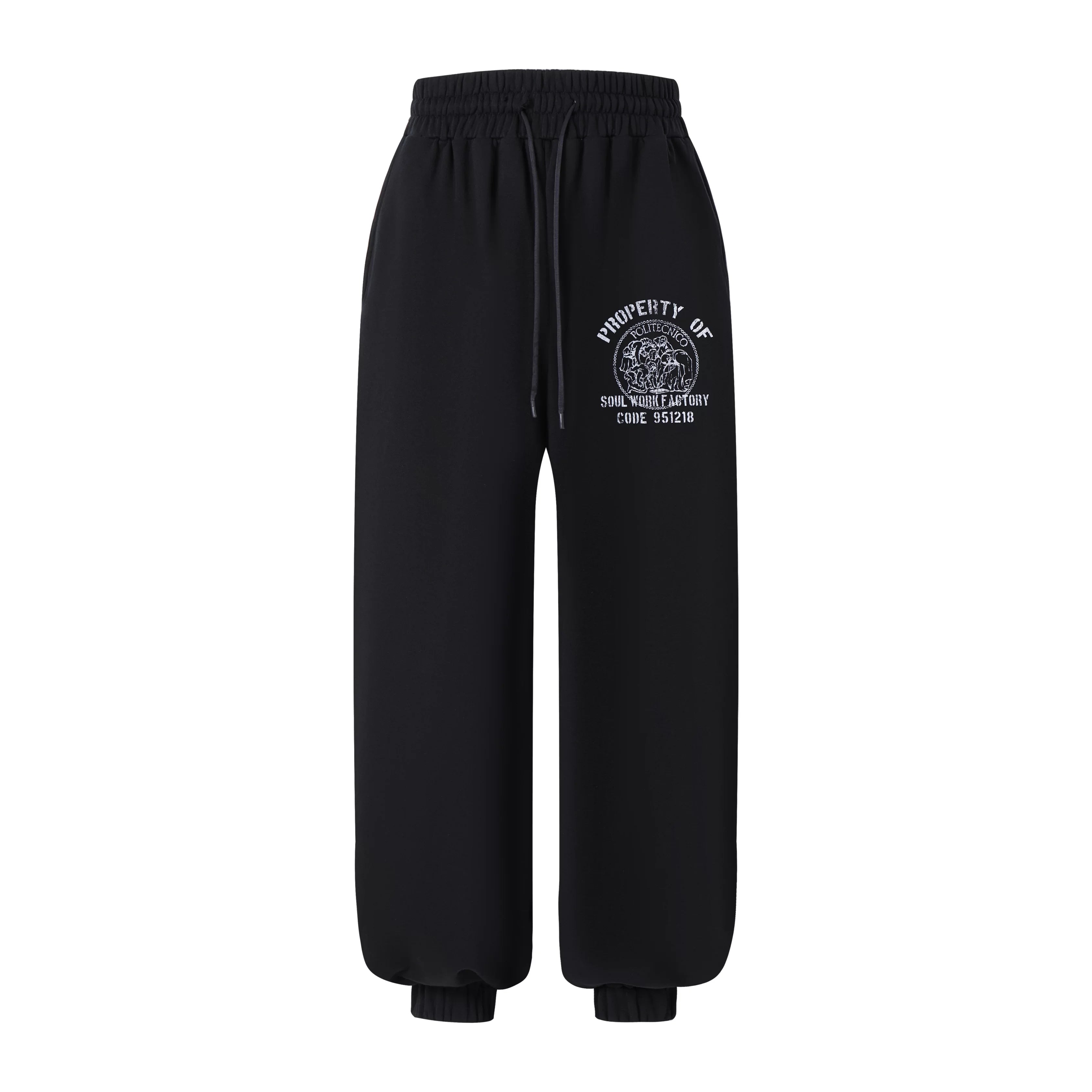 SWFI Far East Men's Stacked Cuffed Cotton Terry Sweatpants