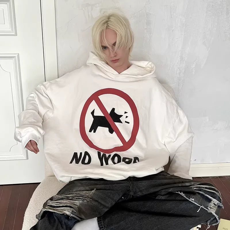 TRIANGLE PROJECT Unisex Fleece-Lined No Wool Graphic Hoodie