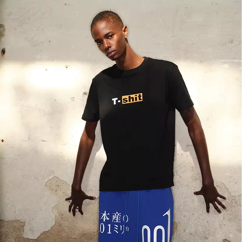 TRIANGLE PROJECT Unisex Slim Fit Graphic Cotton T-Shirt