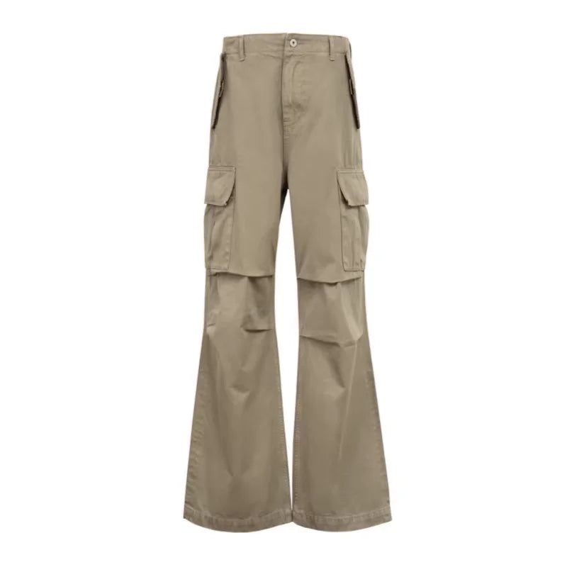 VLABMADE Faded Sand Straight-Leg Cargo Pants