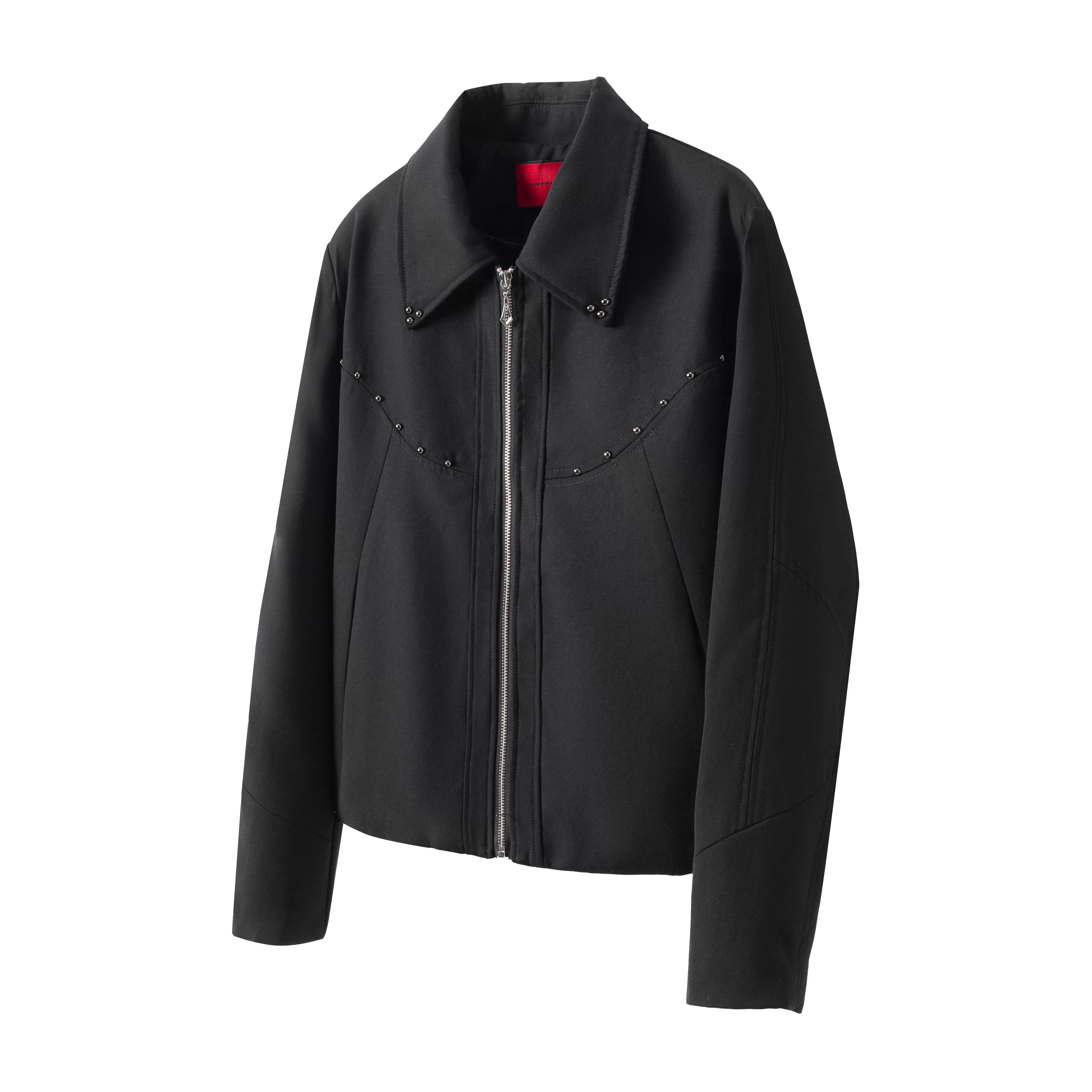 Y OFFICIAL Obsidian Beaded Deconstructed Short Jacket