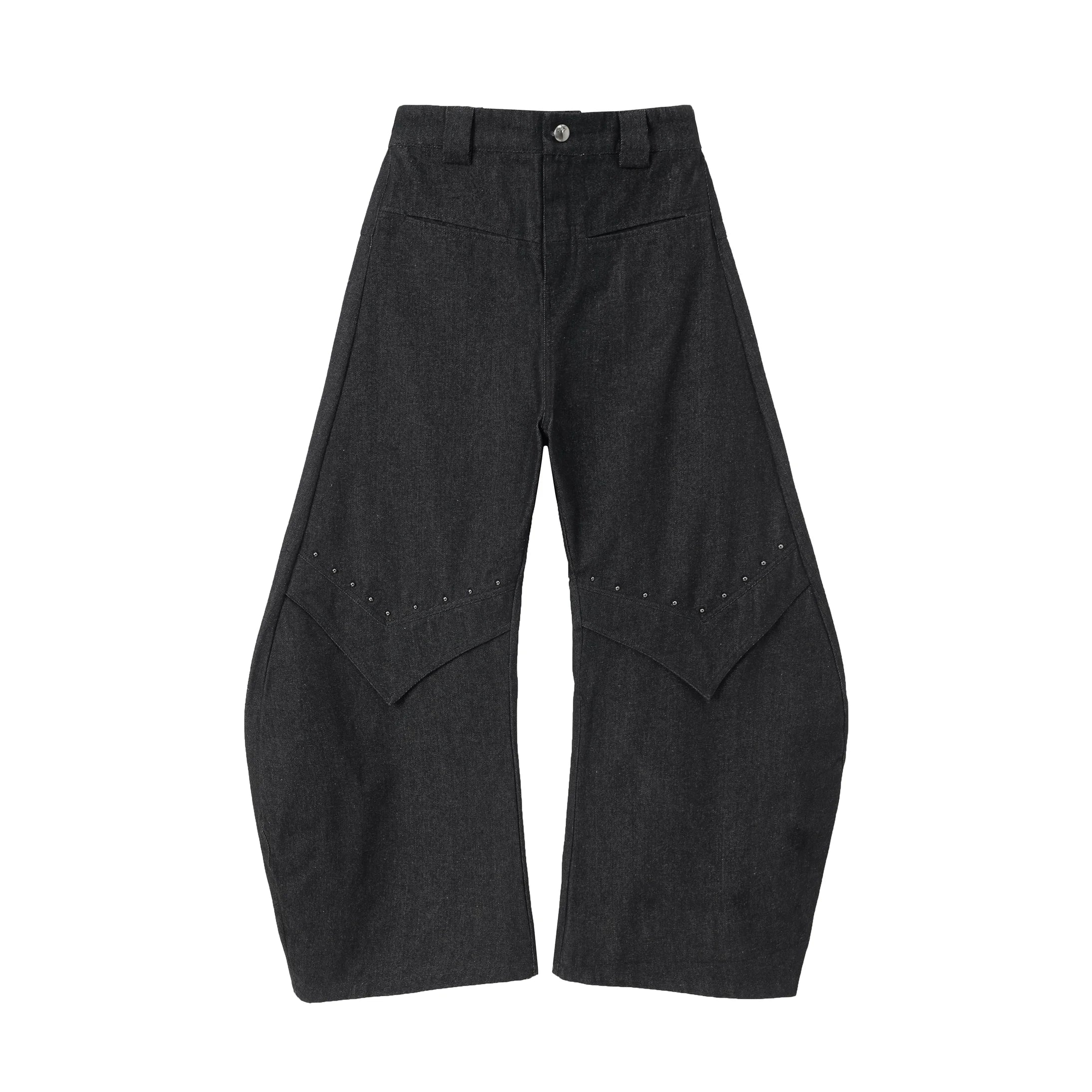 Y OFFICIAL Wide-Leg Deconstructed Raw Denim Pants
