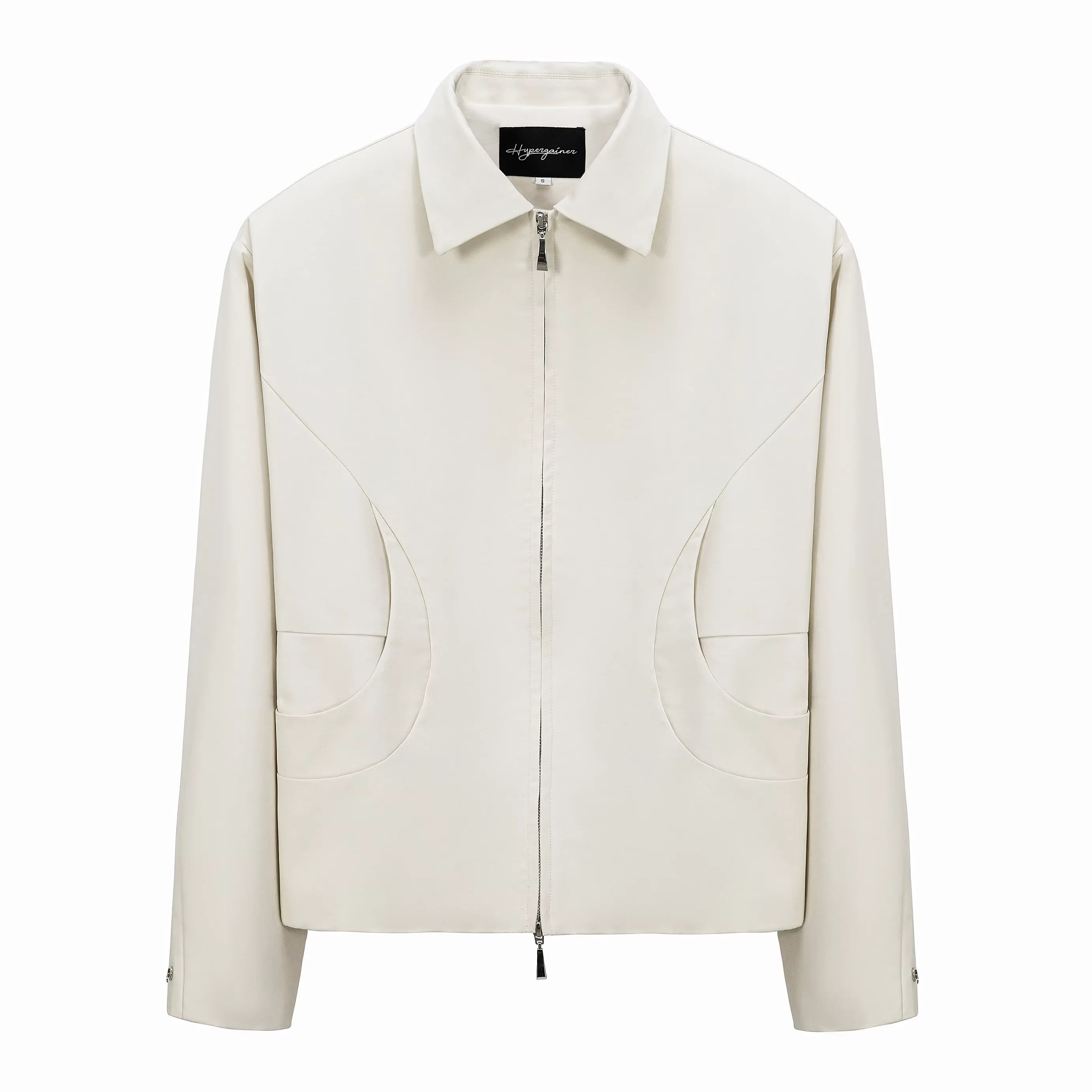 Y OFFICIAL Structured Commuter Jacket with Crescent Seam Detail