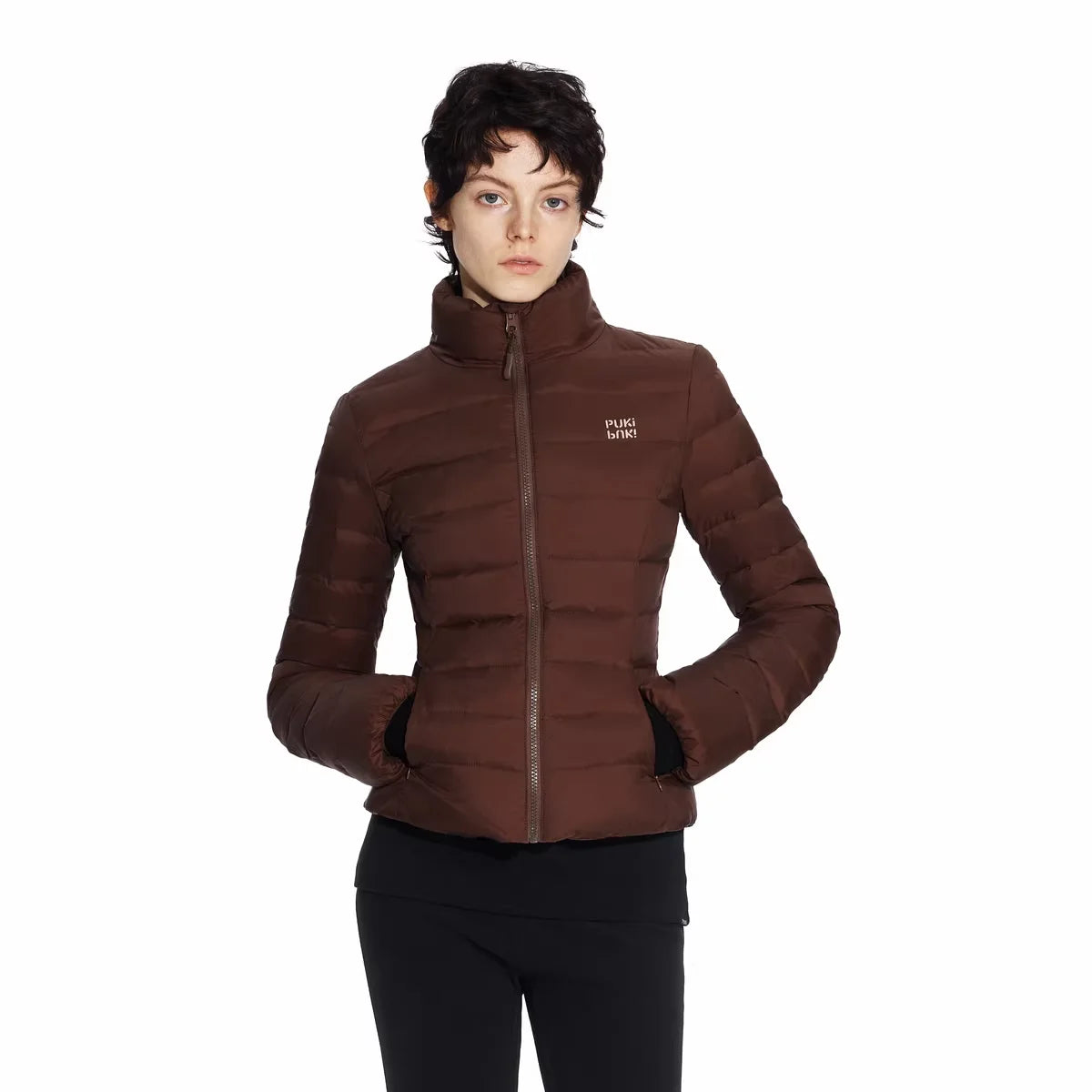 PUKI Women's Slim Fit Lightweight Down Puffer Jacket