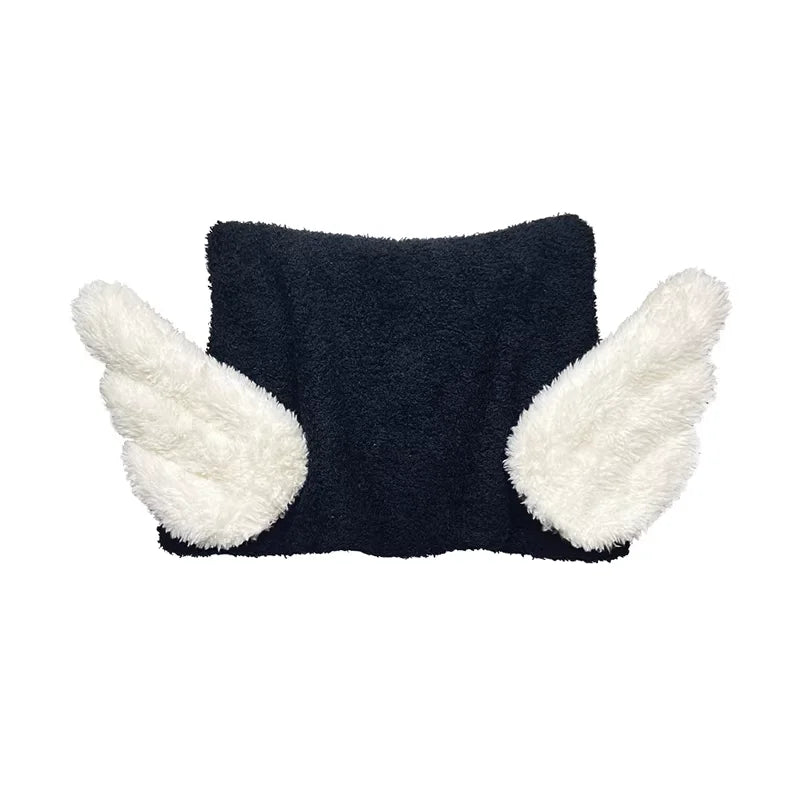 CFIERCE Pointed Knit Hat with Angel Wings