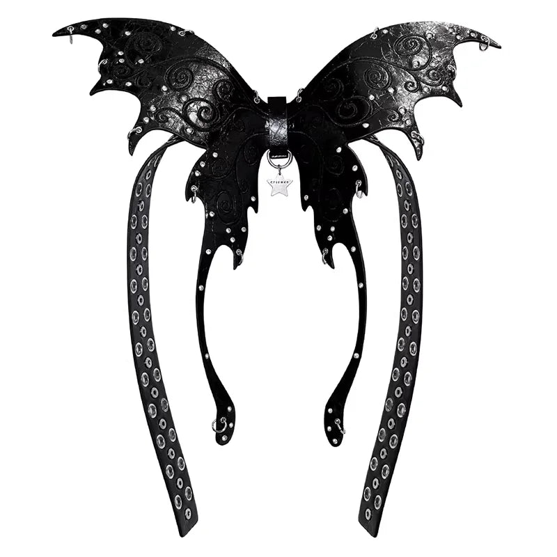 CFIERCE Gothic Bat Wing Harness Belt