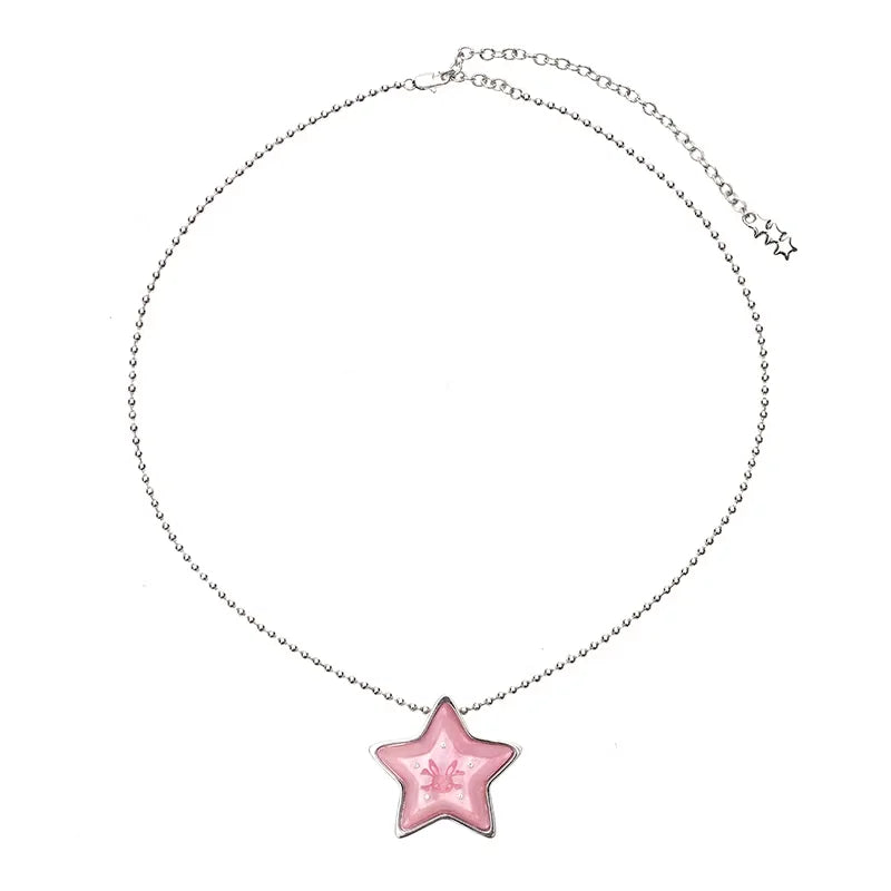 CFIERCE Colorful Star Pendant Necklace
