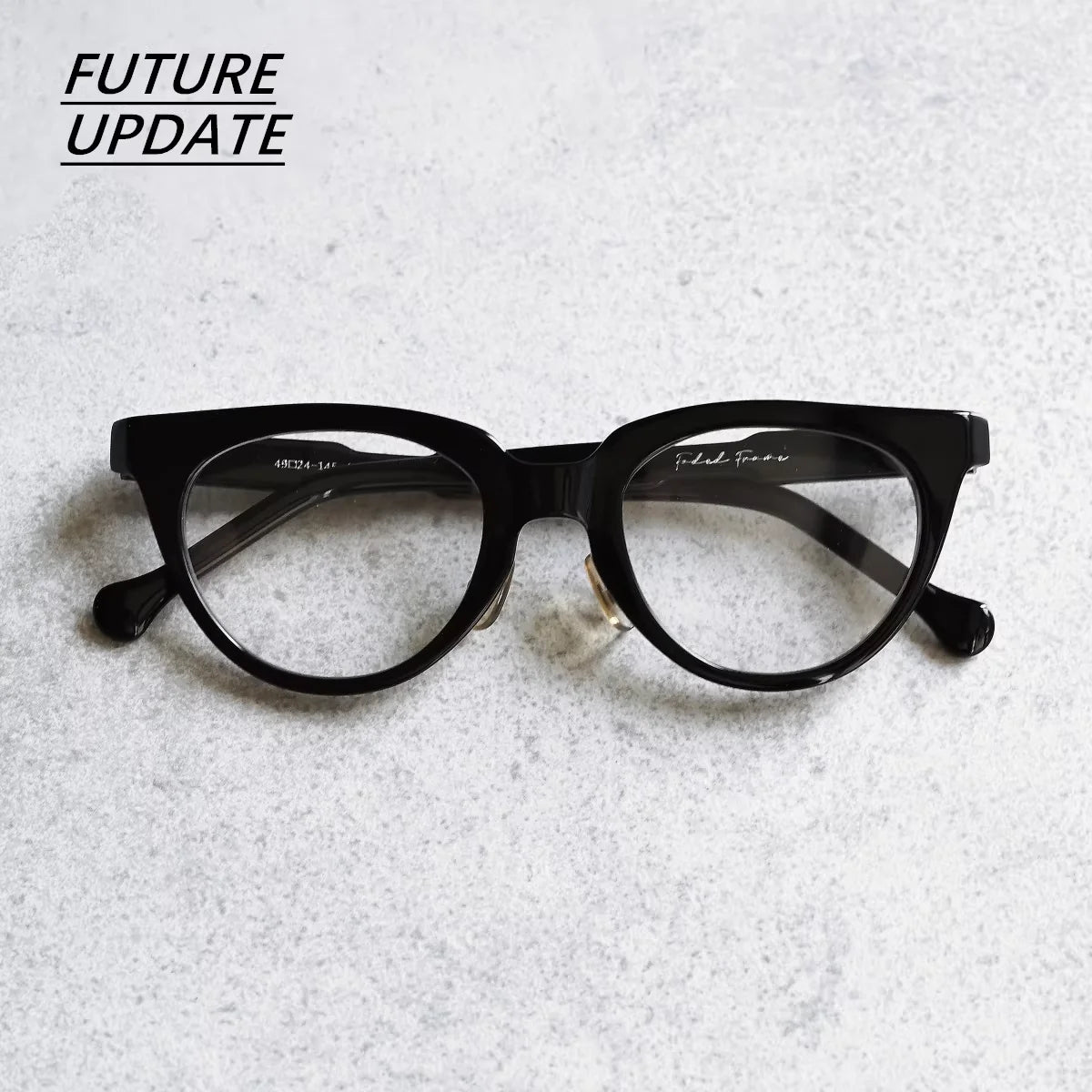 FUTURE UPDATE Retro Japanese Style Geometric Optical Glasses Frame