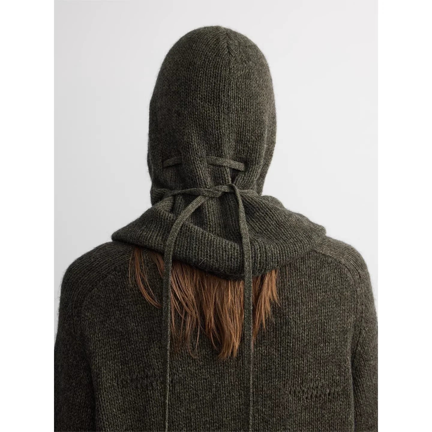 RandomPiece Alpaca Yak Wool Knit Hat and Neck Warmer Set