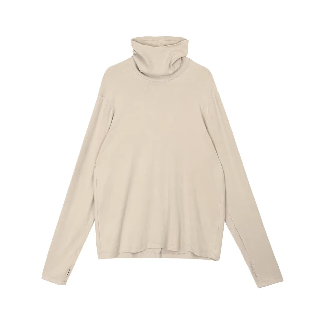 Simple Project Unisex High Neck Long Sleeve Sweater