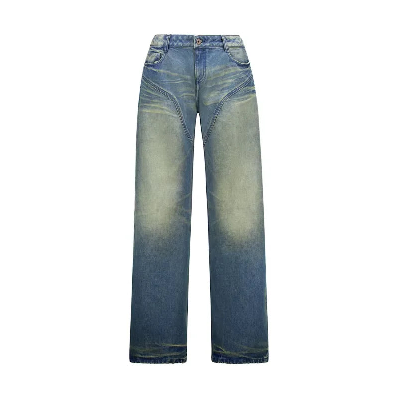 Fax Copy Express Dark Wash Flared Jeans