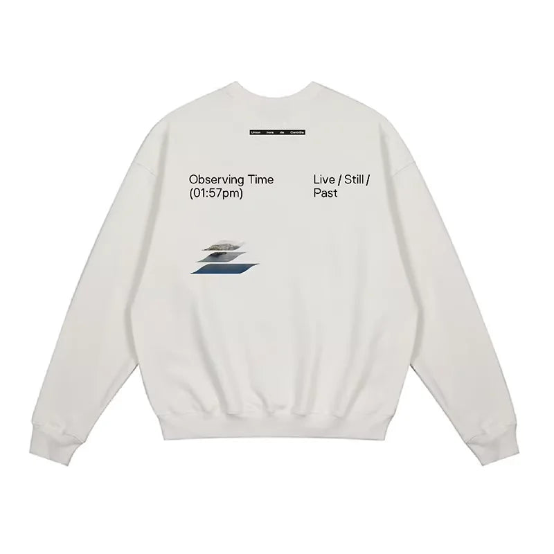 LOSTCTRL Unisex Graphic Print Crewneck Sweatshirt