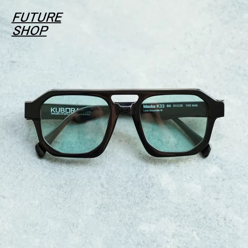 FUTURE UPDATE Futuristic Double-Bridge Unisex Sunglasses