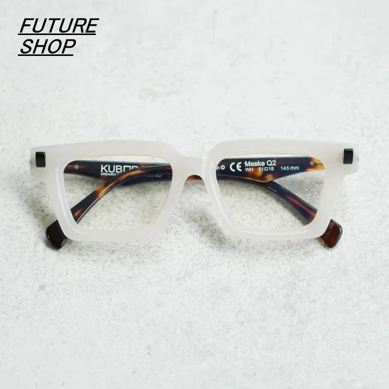 FUTURE UPDATE Rectangular Avant-Garde Unisex Optical Glasses Frame